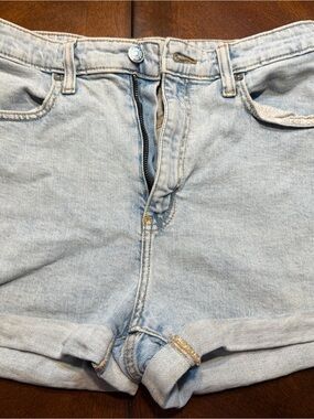 wild fable Light Wash Rolled Hem Denim Shorts